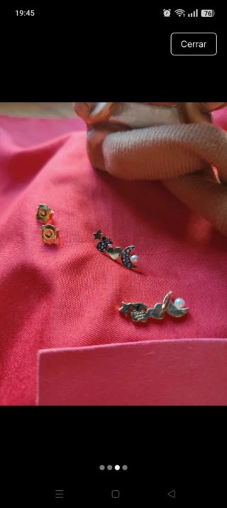 Pendientes trepadores Tous oro y plata