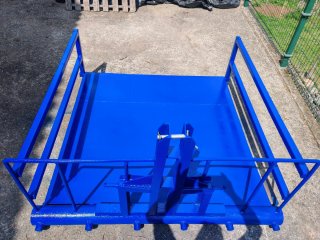 Cajón para tractor azul