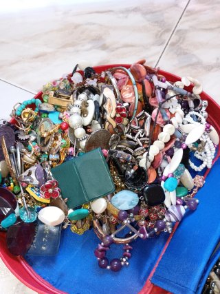 Lote Bisutería Antigua Multicolor