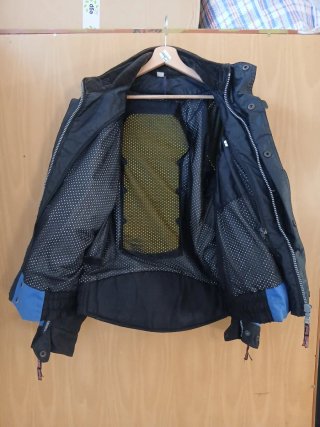 Chaqueta Moto Som3 Racing Azul y Negra + guantes