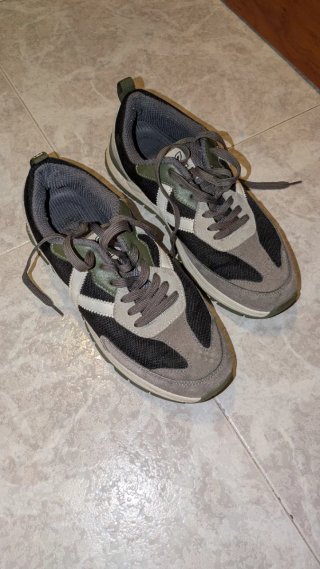 Zapatillas Munich Negras/Grises/Verdes