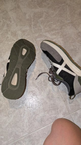 Zapatillas Munich Negras/Grises/Verdes
