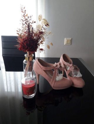 Zapatos elegantes salón Mary Jane mujer 39
