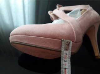 Zapatos elegantes salón Mary Jane mujer 39