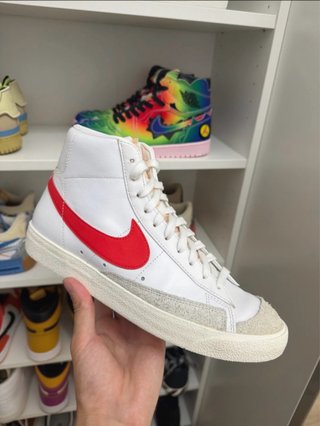 Nike Blazer Mid '77 Vintage Blanco Rojo