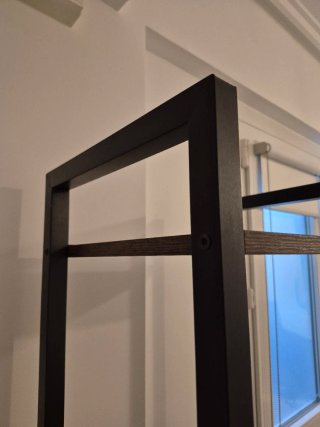 Estantería industrial madera y metal