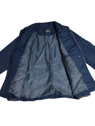 ELLEN ROSE giacca trapuntata vintage blu donna XL