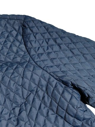 ELLEN ROSE giacca trapuntata vintage blu donna XL
