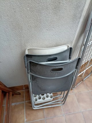 3 Sillas plegables