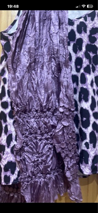 Blusa tirantes y foulard seda Rosa T Grande