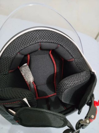 Casco Moto Blanco AXXIS S 55-56 nuevo