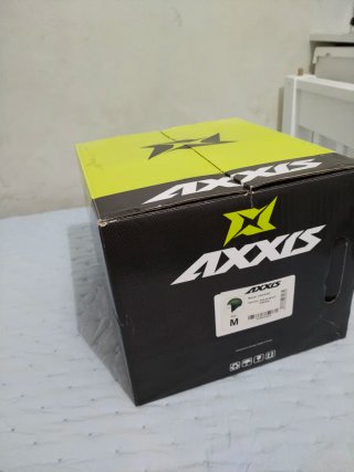 Casco Moto Blanco AXXIS S 55-56 nuevo