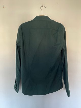 Camisa Le Chateau Verde Manga Larga