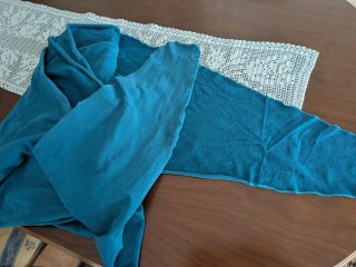 Fular porteo para bebé - Crianza Natural Azul Teal
