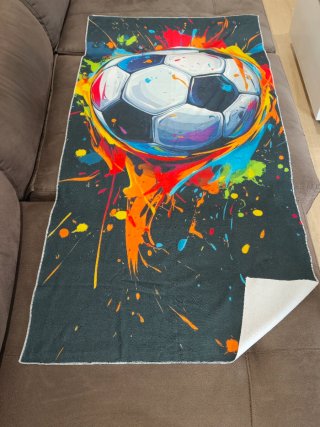 Toalla playa/piscina fútbol