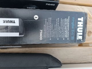 Thule WinBar Evo 135 + Surf Pads + Evo Raised Rail