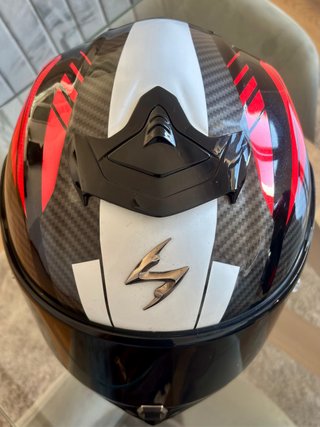 Cascos Moto Scorpion Exo-R1 Carbon “S” y “M”
