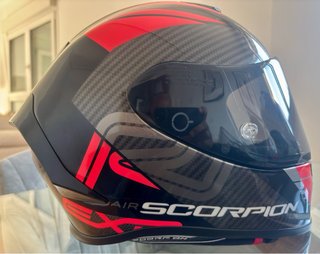 Cascos Moto Scorpion Exo-R1 Carbon “S” y “M”