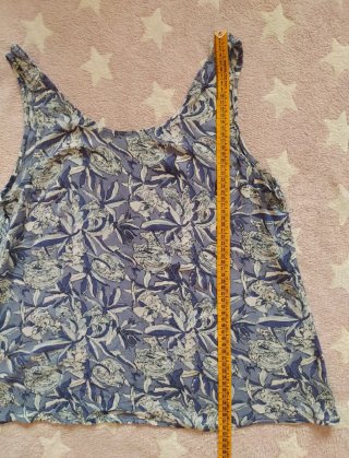Blusa tirantes Natura Talla M floral