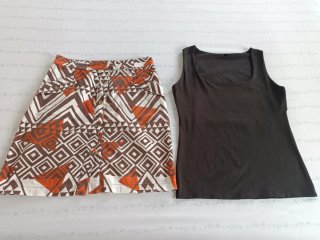 Falda y camiseta talla M-L