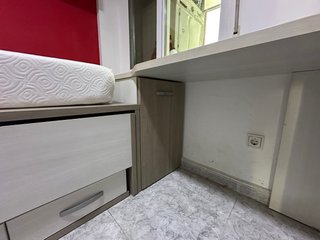 Cama nido con escritorio y zapatero