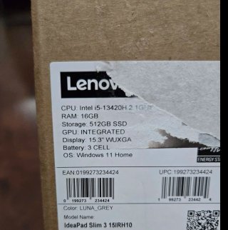Lenovo IdeaPad Slim 3 i5-13420H 16GB 512GB SSD