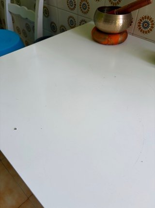 Mesa escritorio blanca