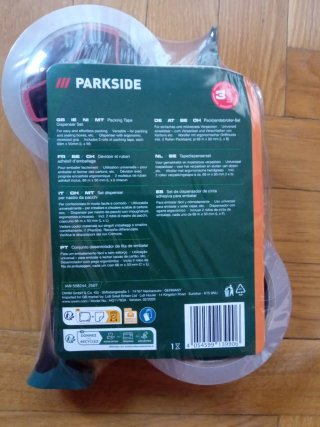 Dispensador cinta embalaje Parkside