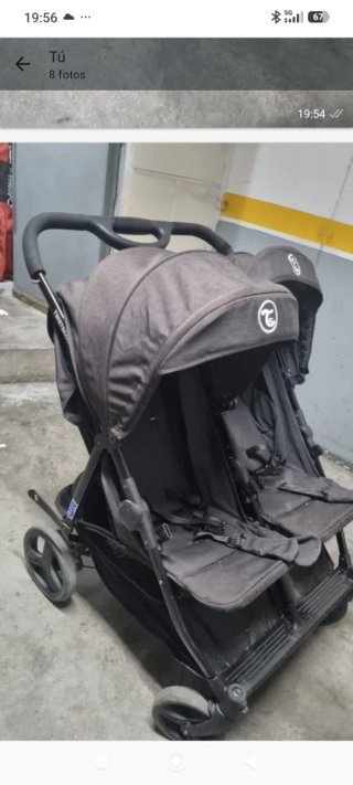 Silla gemelar negra