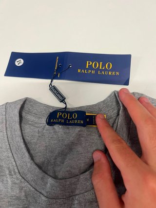 Camiseta Polo Ralph Lauren Gris talla M
