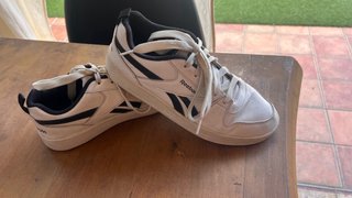 Zapatillas Reebok Blancas y Negras Talla 42