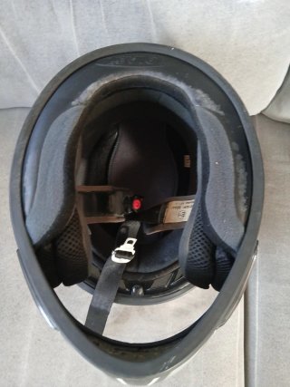 Casco Moto Levior Negro y Plata