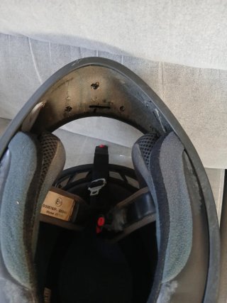 Casco Moto Levior Negro y Plata