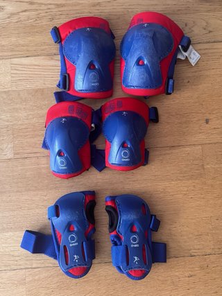 Patines Oxelo Talla Ajustable + Casco y Proteccion