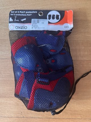 Patines Oxelo Talla Ajustable + Casco y Proteccion