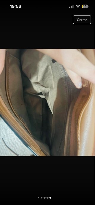 Bolso marrón para llevar al hombro o cruzado