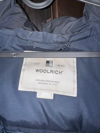 Chaqueta plumas Woolrich azul marino talla L