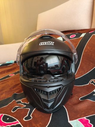 Casco de moto Unik Galaxy DVO Negro Mate