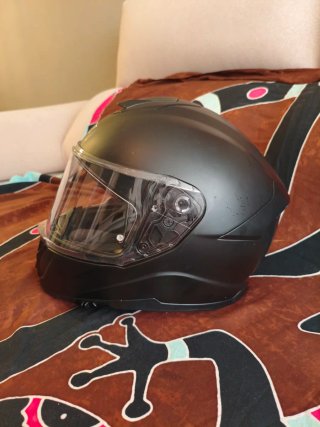Casco de moto Unik Galaxy DVO Negro Mate
