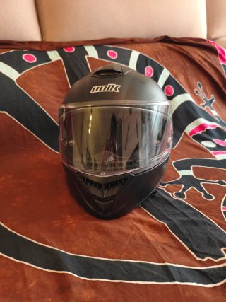 Casco de moto Unik Galaxy DVO Negro Mate