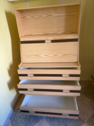 Escritorio vintage de madera