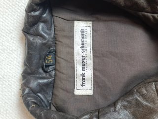 Chaleco de cuero Frank Leder marrón Talla L