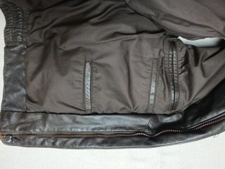 Chaleco de cuero Frank Leder marrón Talla L