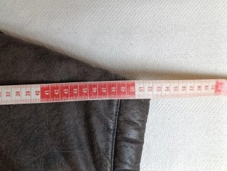 Chaleco de cuero Frank Leder marrón Talla L