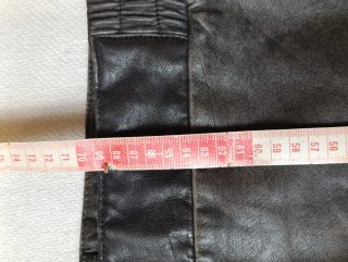 Chaleco de cuero Frank Leder marrón Talla L