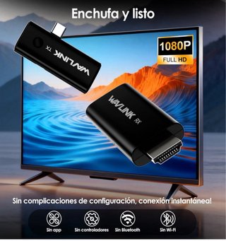 Transmisor y Receptor HDMI Inalambrico WAVLINK