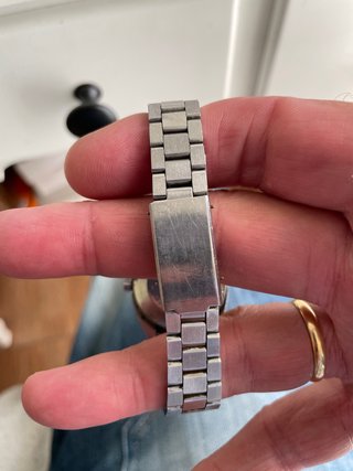 Reloj Titan Automático Negro y Plateado