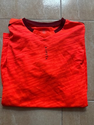 Camiseta Kipsta chico Talla 14/15 Naranja