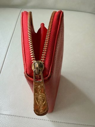 Cartera Michael Kors Roja y Dorada