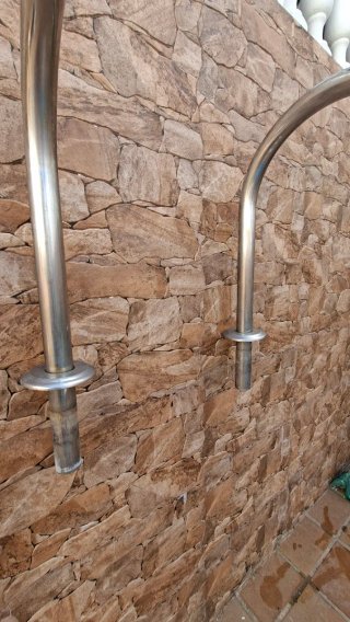 Escalera Piscina Acero Inoxidable 3 Peldaños